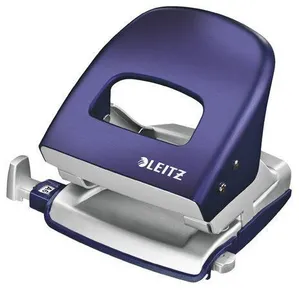 Teljesen fém asztali lyukasztó Leitz NeXXt Style 5006, titánkék